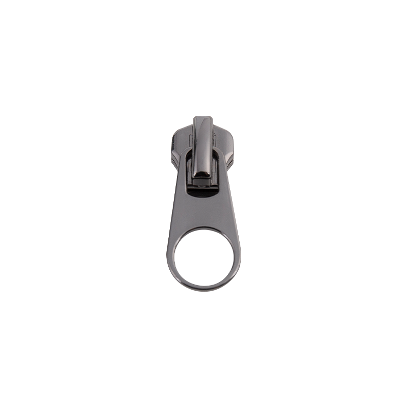 FY4155 5# metal parlak siyah nikel kaydırıcı